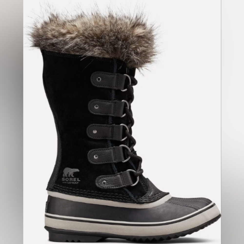 New, Sorel Women's Joan of Arctic Boot, Waterproof, Size 8 (Black, Quarry) - Picture 5 of 8